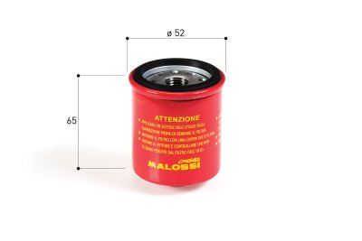 Filtro olio Malossi &quot;red hot chilli&quot; per Piaggio Leader&#x2F;Quasar&#x2F;LEM for Vespa ET4&#x2F;LX&#x2F;LXV&#x2F;S &#x2F;Primavera&#x2F;Sprint&#x2F;GTS&#x2F;GTS Super&#x2F;GTV&#x2F;GT 60&#x2F;GT&#x2F;GT L&#x2F;946 125-300ccm 4T AC&#x2F;LC 