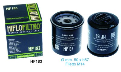 Filtro olio per Ape 200 Calessino 