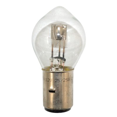 Lampada biluce simmetrica 12V 25&#x2F;25W  zoccolo: BA20d 