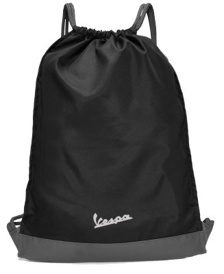 Bolsa &quot;string bag&quot; de color negro 