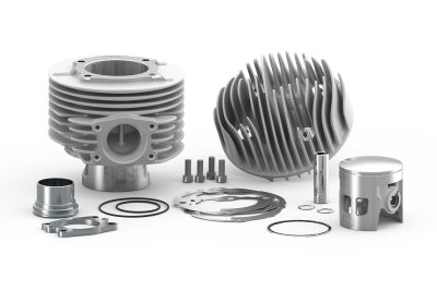 Kompletter Zylinderkit Malossi MHR CVF2 mit Steg in Aluminium, Hub 60 für Vespa 125&#x2F;150 Sprint V-GTR-TS-PX 