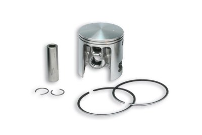 PISTON Malossi Ø 61 SELECTION 0 WITH PIN Ø 15 AND 2 SEMI-TRAPEZOIDAL RINGS for Vespa 125&#x2F;150 Sprint V-GTR-TS-PX 