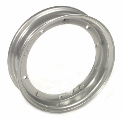 Aluminum-colored wheel rim 