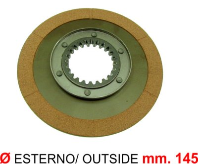 Disco de embrague con cazoleta para Ape 220 MP P501-P601-P601V-P2-P3 