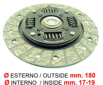 Disco de embrague para Ape 1000 Porter (carburador) 