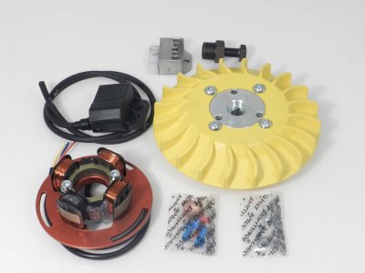 Elektronische Zündung Parmakit - Vollschwungrad Kegel 20 Kg 1,100 gelb - Vespa PX125-150-200 - PE200 