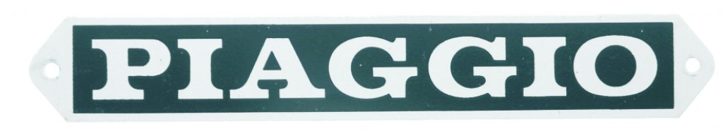 Piaggio-Schild für Ape 