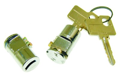 Coppia cilindretti a pulsante maniglie portiere dx&#x2F;sx per Ape 220&#x2F;420 Car-P2-P3-Poker (benzina-diesel) 