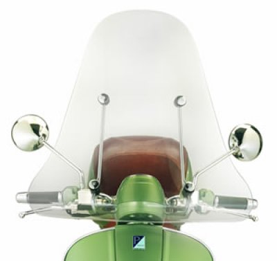 Originale Piaggio hohe transparente Windschutzscheibe 