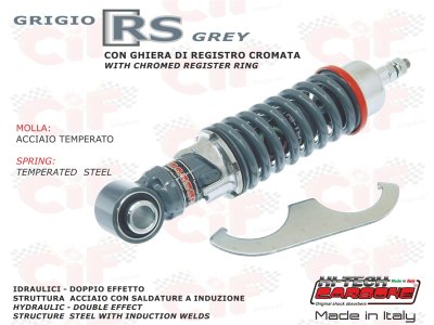 Amortiguador delantero versión SPORT ajustable para Vespa 50&#x2F;90&#x2F;125 Special-N-L-R-Primavera-ET3 