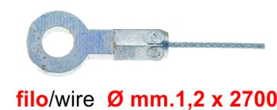 Cable del acelerador para Ape 220 TM P602-P703 