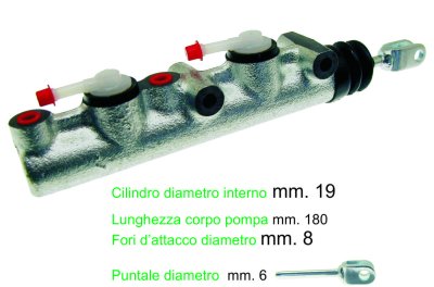 Doppelkreispumpe komplett für Ape 220&#x2F;420 P703-P703V-Diesel LCS-Max Diesel 