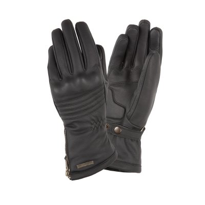 Damen-Winterhandschuh &quot;BARONESSA&quot; schwarz aus Leder CE-zertifiziert 