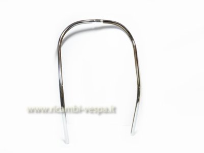 Shield Edge in chrome tubular (Adaptable accessory) Vespa 125 VNB-150 VBA&#x2F;VBB 