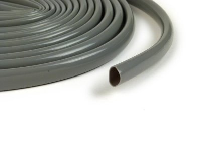 Cable sleeve -5 meters- in gray color Ø=8mm 