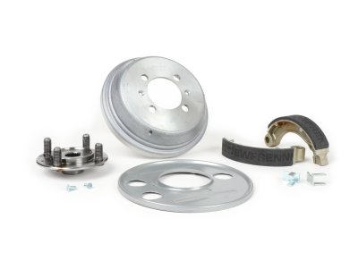 Rear brake drum conversion kit from 10 to 8 inches for Vespa 125 V1&gt;15T-V30&gt;33T-VM1&gt;2T-VNB&#x2F;150 VL1&gt;3T-VB1T-VBA-VBB 