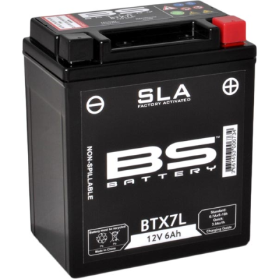 RMS Battery 12V&#x2F;6Ah, BTX7L for Vespa Primavera&#x2F;Sprint 50-150ccm 4T AC 