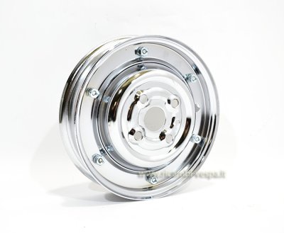 Chrome full wheel rim for Vespa 50 N-L-R 