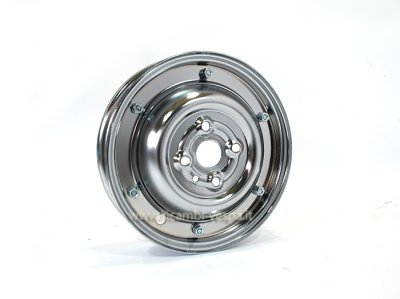 Chromed full wheel rim modification 10 inches for Vespa 50 V5A1T N&#x2F;L&#x2F;R 