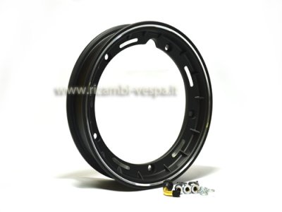 Círculo tubeless de color negro para Vespa50&#x2F;125&#x2F;150&#x2F;200 Special-Primavera-GT-GTR-TS-GS-GL-Sprint-Sprint Veloce-Rally-PX 