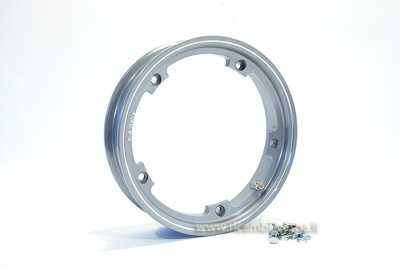 Tubeless-Felge aus Aluminium in Grau 