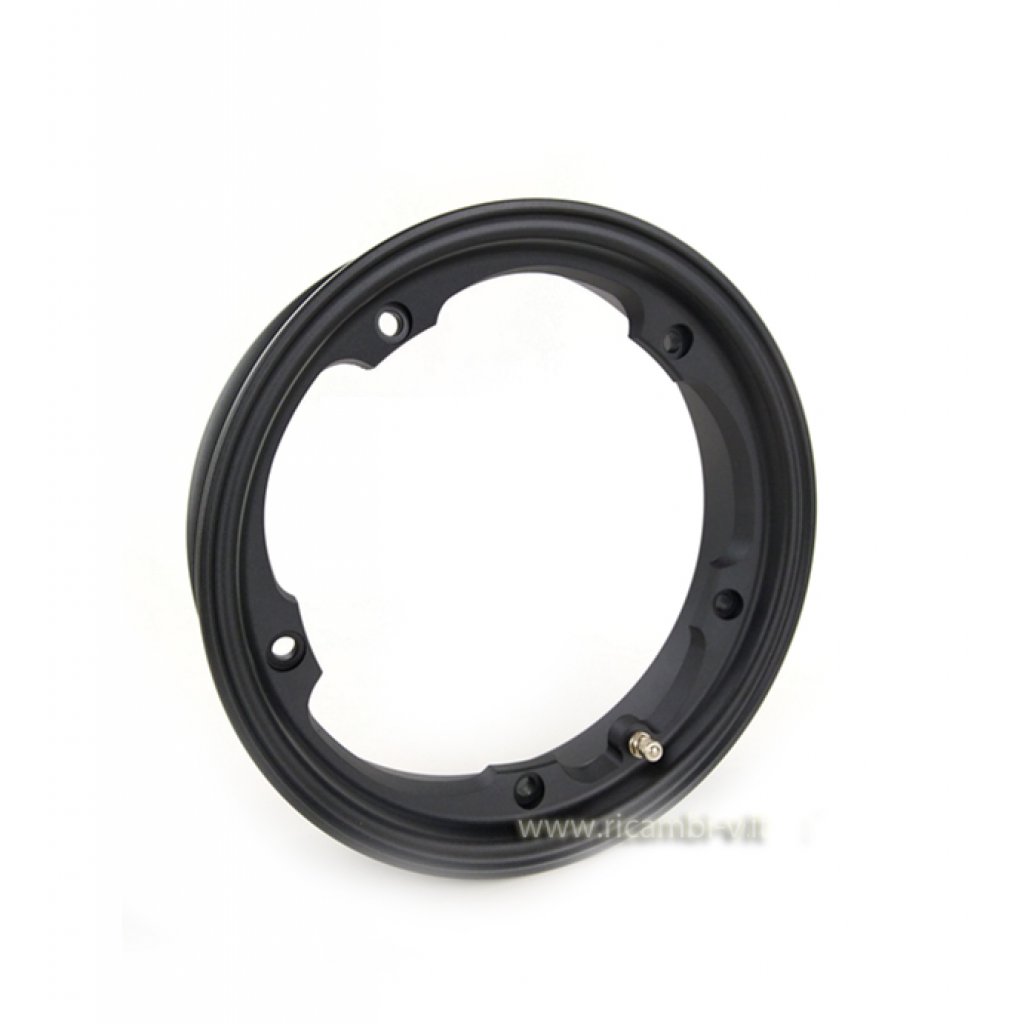 Matte black aluminum tubeless VMC rim 2.10/10 for Vespa 50-125/PV/ET3/PK/S/XL/XL2/125 GT-TS/150 GL/GS VS5T/Sprint/V/T4/Rally/PX/PE/Lusso/T5/LML Star/DLX/Deluxe 2T/4T 