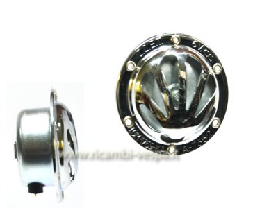 Claxon a abanico cromado 6v C.A para Vespa 150&#x2F;180 VBA-SS 