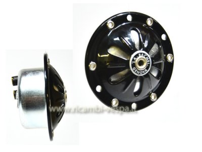 Clacson di colore nero &quot;bachel Genova&quot; 12v C.A per Vespa 125 VM1T&#x2F;VM2T&#x2F;VN1T&#x2F;VN2T&#x2F;VNA1T&#x2F;VNA2T-150 VL2T 