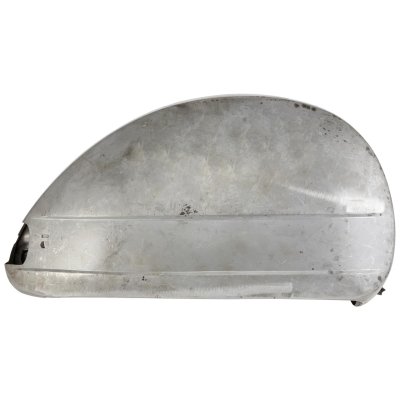 Capó derecho lado motor para Vespa PX (1977-1983, modelos con indicadores) - P80X, P125X, P150X, P200E - cierre externo 