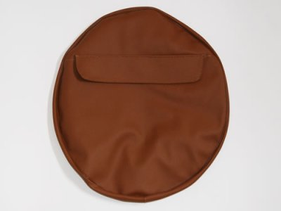 Brown spare wheel cover (10 inches) 