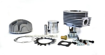 Kompletter Zylinderkit Polini (190cc) aus Aluminium mit zentraler oder seitlicher Zündkerze für Vespa 125&#x2F;150 Sprint V-GTR-TS-PX 