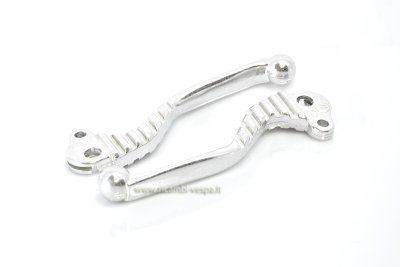 Coppia leve freno e frizione Sport lucide per Vespa 50&#x2F;90&#x2F;125 Primavera ET3-PX-PE-Sprint-GL-SS-GT 