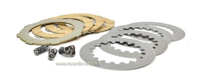 Kit dischi frizione Newfren (4 dischi) per Vespa PX125-200 E Lusso `95-&gt; &#x2F;`98&#x2F;MY&#x2F;`11&#x2F;Cosa 2 