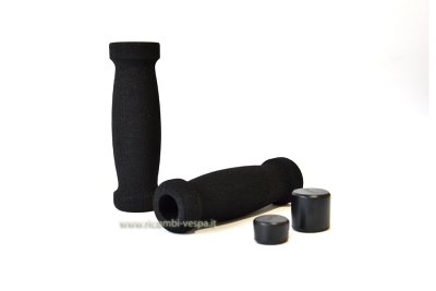 Pair of black foam grips for Vespa 50&#x2F;90&#x2F;125&#x2F;150&#x2F;200 