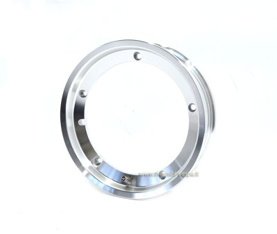 Tubeless rim in polished aluminum 