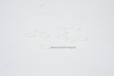 Kit rondelle in teflon diam. 5 mm (10pz) per Vespa 50&#x2F;90&#x2F;125&#x2F;150&#x2F;160&#x2F;180&#x2F;200 