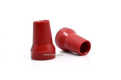 Coppia piedini di colore rosso per Vespa 50&#x2F;125&#x2F;150&#x2F;200 PK-PX-PE-Arcobaleno 