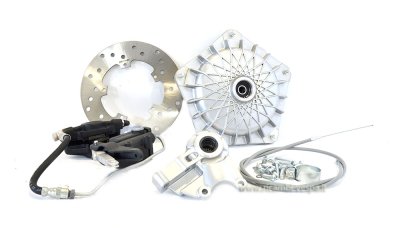 Semi-hydraulic disc brake kit Grimeca for Vespa P80-150X&#x2F;P200E 1°&#x2F;PX80-150E 1° 