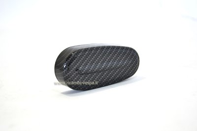 Coperchio per mozzo in alluminio Carbon look 