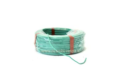 Cable eléctrico con revestimiento de silicona-goma de color verde para restauración de estatores y varios. 