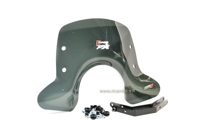 Parabrezza basso fume' per Vespa 50 PK-125 PK-125-150-200 PX-PE-Rally-TS-Sprint 