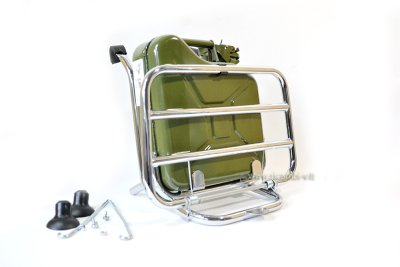 Front rack with gasoline can holder (can included) 