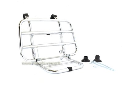 Complete chrome luggage rack FA ITALIA for Vespa 