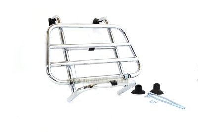 Complete chrome luggage rack for Vespa 50-125 Primavera-ET3Rally180, Vespa Rally200, Sprint150, TS125, GT125, GTR125 