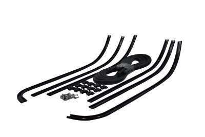 Complete kit of black strips for 108 Project platform for Vespa 80&#x2F;125&#x2F;150&#x2F;200 PX-PE 1st Series 