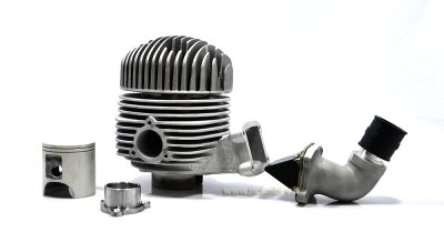 Lamellar cylinder group CCcorsa in aluminum (160 cc) for Vespa faro basso 125&#x2F;150 VM-VN-VL-VB1T 