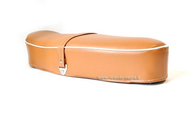 Brown complete seat for Vespa 50 Special&#x2F;NLR&#x2F;Primavera&#x2F;ET3 