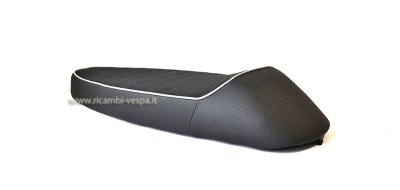 Sella completa sport di colore nero per Vespa 80&#x2F;125&#x2F;150&#x2F;200 VNB-VBB-VBA-Super-Sprint-GT-GTR-GL-PX 