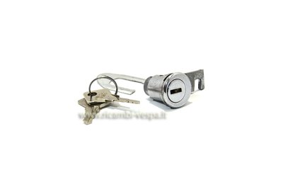 CERRADURA COMPLETA PORTÓN PARA TODOS LOS MODELOS DESCRITOS para Vespa 125 VNA&#x2F;​VNB&#x2F;​150 VB1&#x2F;​VBA&#x2F;​VBB&#x2F;​VL1&#x2F;​VGLA&#x2F;​B&#x2F;​&#x2F;​GL&#x2F;​GS guantera para Vespa 50 SS&#x2F;​90 SS&#x2F;​160 GS 