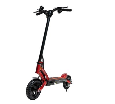 Monopattino elettrico E-Scooter IO HAWK LEGEND CROSS rosso con frecce 